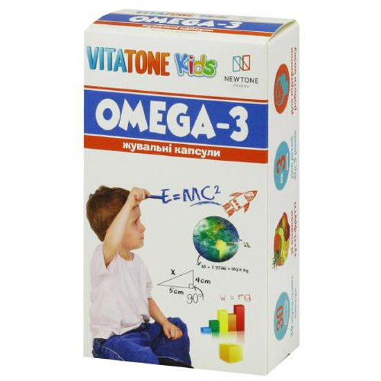 Витатон Кидс Омега-3 капсулы(Vitaton Kids) тутти фрутти №30